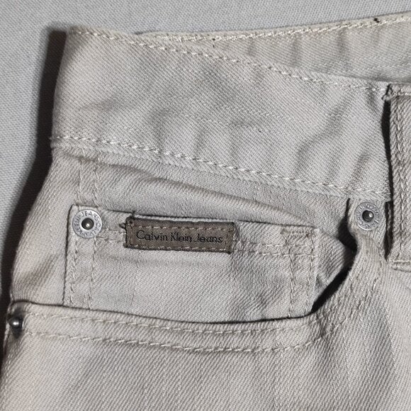 Calvin Klein jeans men's size 32 grey colour slim straight leg denim - Picture 10 of 15